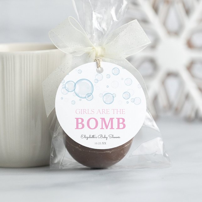 Bath Bomb Baby Shower Rubber Duck Favour tag (Creator Uploaded)