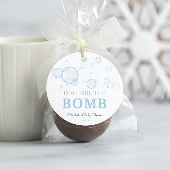 Bath Bomb Baby Shower Rubber Duck Favour tag (Creator Uploaded)