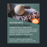 Bath Bomb & Candle, Candle & Soap Maker Advert Flyer<br><div class="desc">Bath Bomb & Candle,  Candle & Soap Makers Advertising Flyers By The Business Card Store.</div>