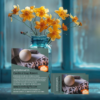 Bath Bomb & Candle, Candle & Soap Maker Business Card
