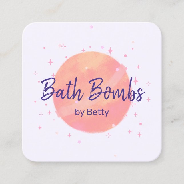  Bath Bombs Calling Card (Front)