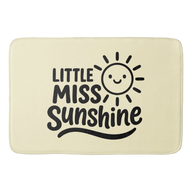 Bath Carpet - Little Miss Sunshine Mat (Front)