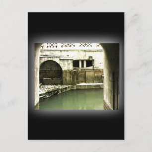 Bath England 1986 Roman Bath1b snap-14067 jGibney Postcard