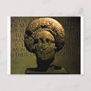 Bath England 1986 Roman Woman Statue1 snap-17383 j Postcard