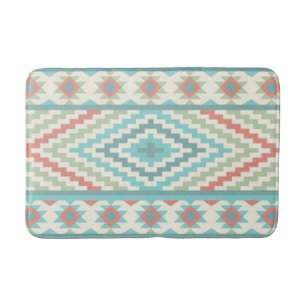 Bath Mat/Aztec Tribal Pattern Mat
