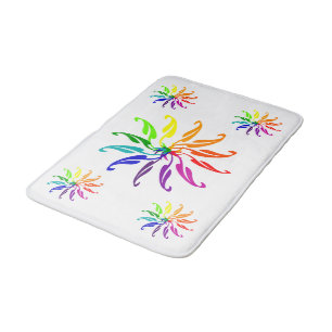 Bath Mat - Colour Wheels