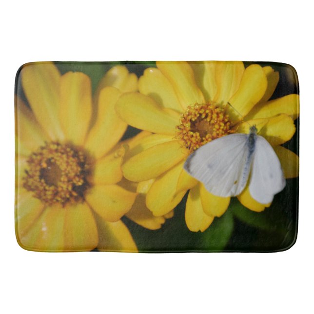 Bath Mat/Daisy and Butterfly Mat (Front)