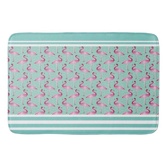 Bath Mat/Flamingos Mat (Front)