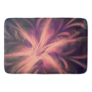 Bath Mat Fractal Light Purple Palette
