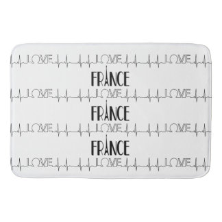 Bath Mat Love France