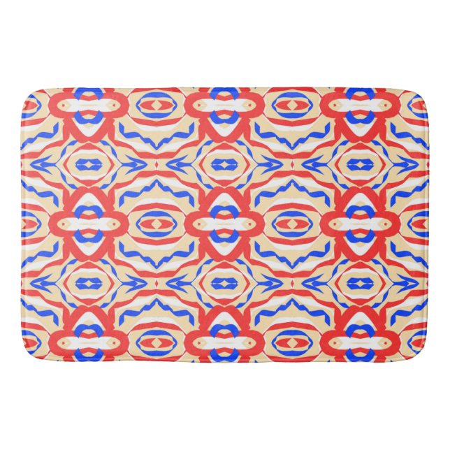 Bath Mat, Multi colour modern classic design  Mat (Front)