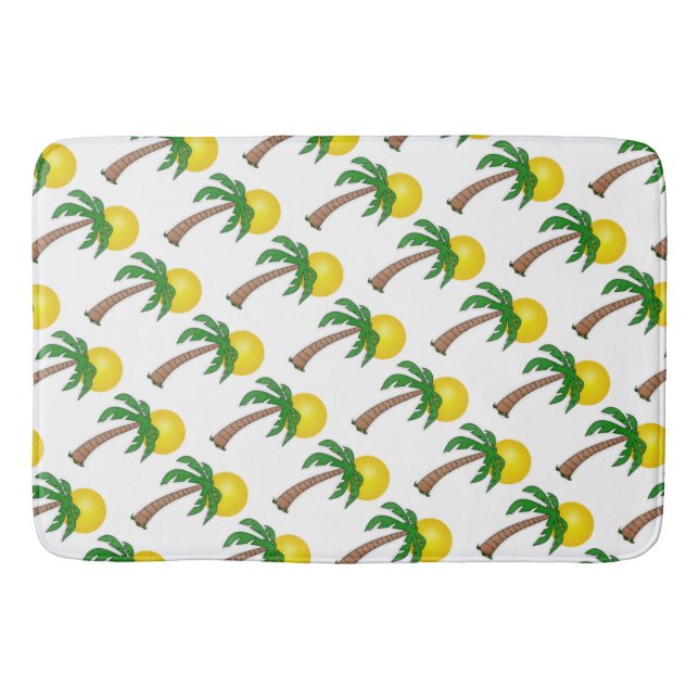 Bath Mat/Palm Trees and Sun Mat (Front)