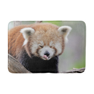Bath Mat Photo red panda , animals 0129.