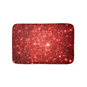 Bath Mat : Red Stars
