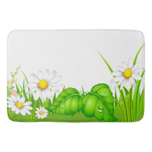 Bath Mat/Spring Daisy Mat
