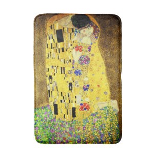 Bath Mat with Klimt's The Kiss