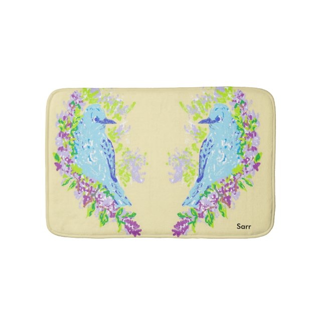 Bath Mats/ Blue Birds Mat (Front)
