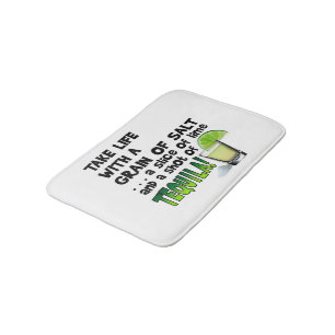 BATH MATS - LIFE, LIME, SALT, TEQUILA!