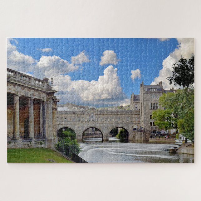 Bath, Pulteney Bridge. Jigsaw Puzzle (Horizontal)