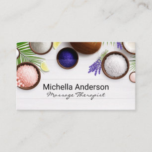 Bath Salts and Herbs Business Card