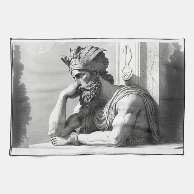 bath sign tea towel (Horizontal)