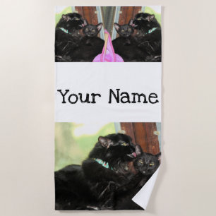 Bath time beach towel