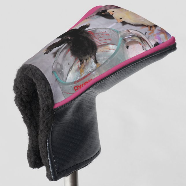 Bath time golf head cover (3/4 Front)