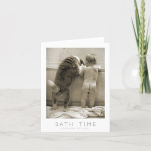 Bath Time Greeting Card