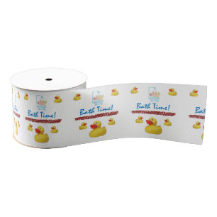 bath time ribbon grosgrain ribbon