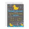 Bath Time Rubber Ducky Birthday Invitation