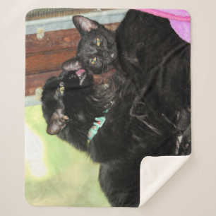 Bath time sherpa blanket