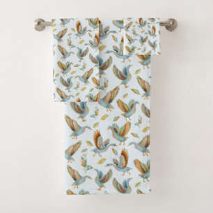 Bath Towel Geese
