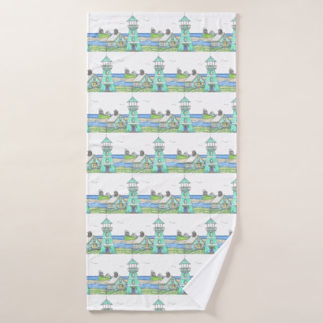 Bath Towel; Lighthouse 5 Towel (Bath Towel)
