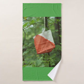 Bath Towel - Orienteering flag