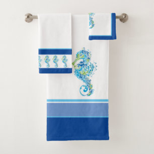 Bath Towel Set Seaside Royal Multi Colour