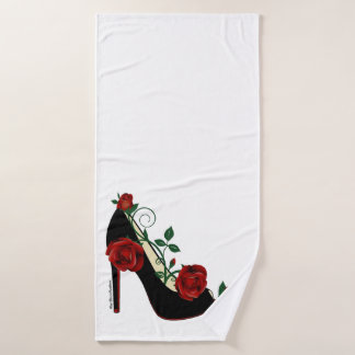 Bath Towel - Stiletto Rose