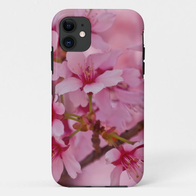 Bathed in Pink Japanese Cherry Blossoms Case-Mate iPhone Case (Back)