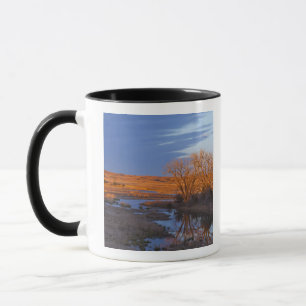 Bathed in sunset light the Calamus River Mug