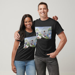 Bathers at Asnières painting by Georges Seurat T-Shirt