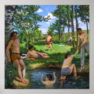 Bathers Frédéric Bazille Poster