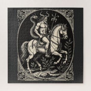 Bathin Demon Warrior Majesty Jigsaw Puzzle