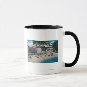 Bathing Beach at Pacific Grove Mug
