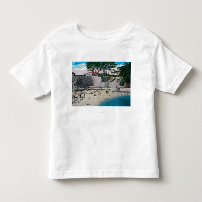 Bathing Beach at Pacific Grove Toddler T-Shirt (Front)