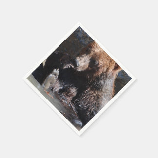 Bathing Bear Napkin