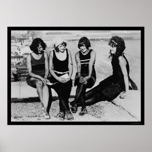 Bathing Beauties at Atlantic City Carnival 1922 Poster