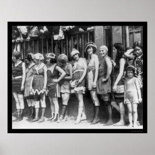 Bathing Beauties Contest in Washington, DC 1920 Poster
