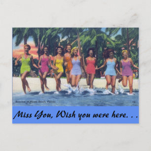 BATHING BEAUTIES POSTCARD