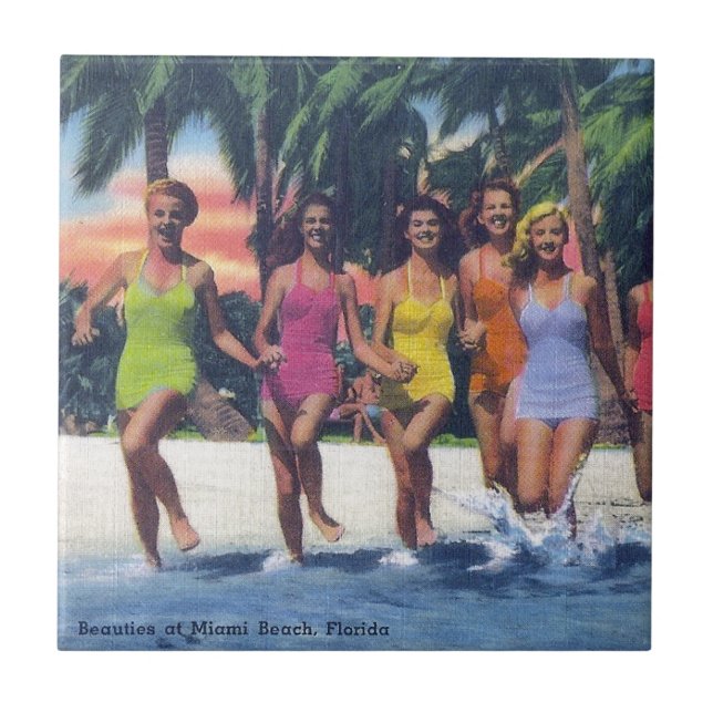 BATHING BEAUTIES TILE (Front)