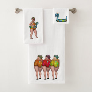 Bathing Beauty Beach Towel Set
