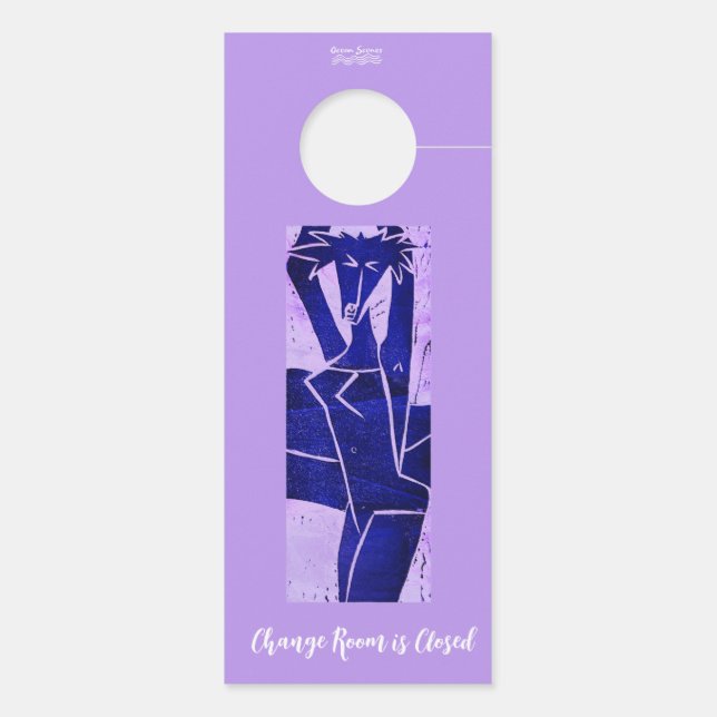Bathing Beauty Change Room Door Hanger (Back)